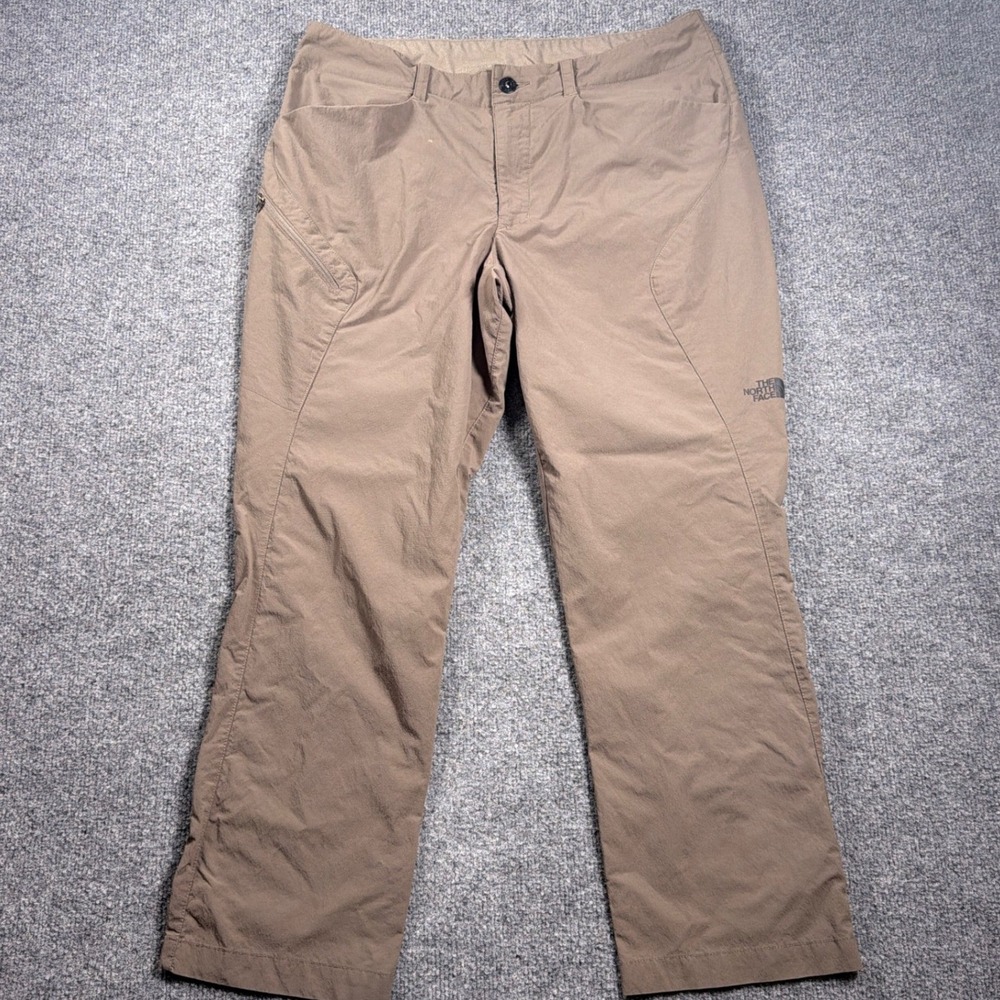 The North Face Hiking Pants Mens 34 Short Tan Nylon Blend Straight Leg NF0A2WL7